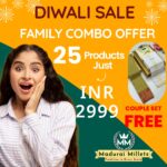 Diwali Family Combo Offer – 25 Grocery and Millet Products + Free Couple Set 🎁